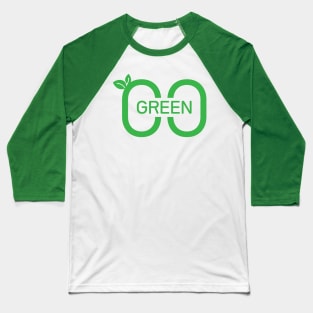 go green Baseball T-Shirt